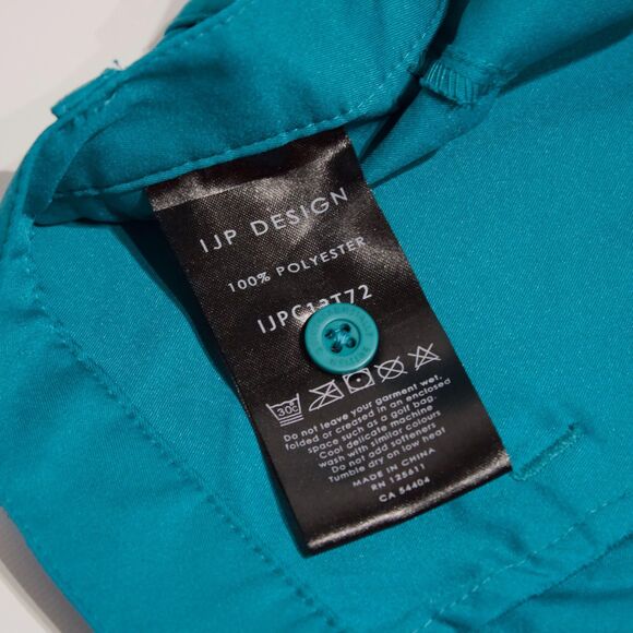 IJP Design Ian Poulter Golf Pants Teal Blue Green Adjustable Waist Men 38x34 - Picture 9 of 9